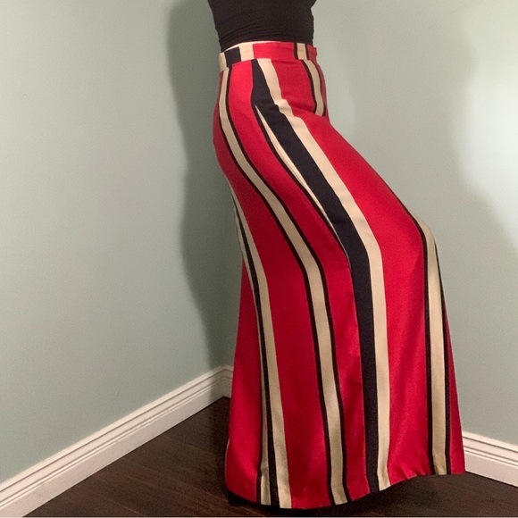VINTAGE silk maxi skirt - Picture 5 of 11